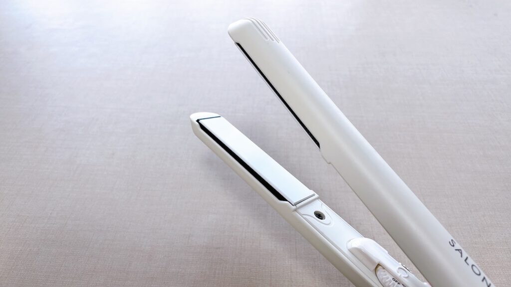 サロニア 白 ストレート ホワイト ストレートヘアアイロン | SALONIA