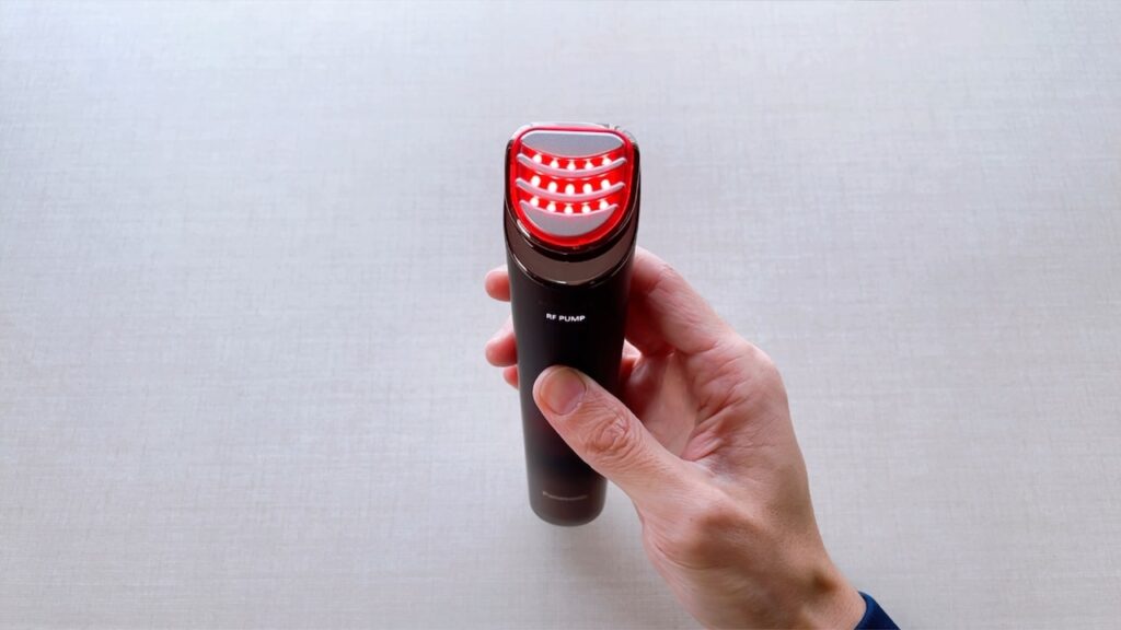 パナソニック美顔器バイタリフトrfex Panasonic リフトケア 美顔器 バイタリフト RF EX EH-SR86