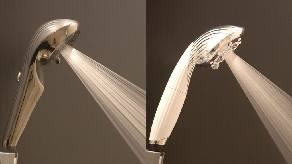 一時止水ボタン×4つの水流】リファファインバブル U＋で美容と節水を